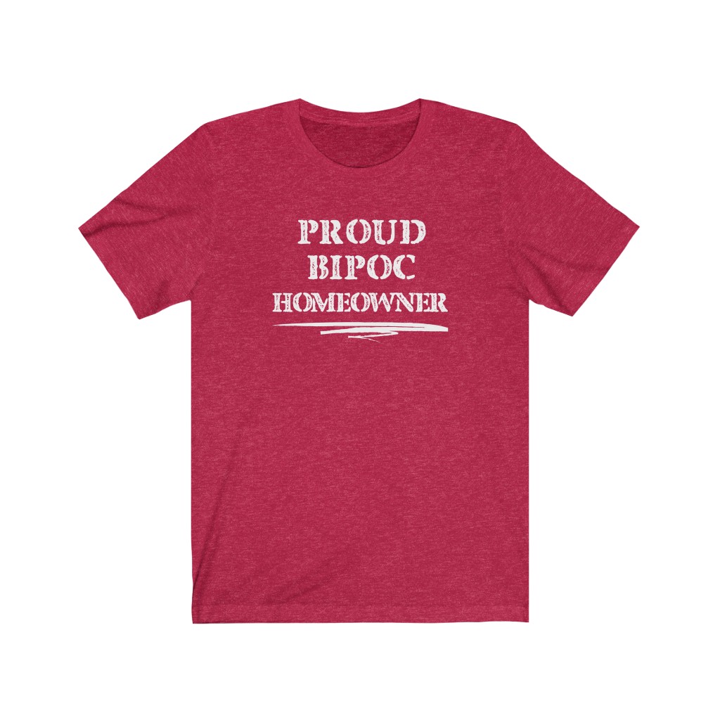 Proud BIPOC Homeowner T-Shirt | BIPOC Melanin Black Indigenous People of Color Success Human Rights New Homeowner Gift, Soft black blue - Image 11